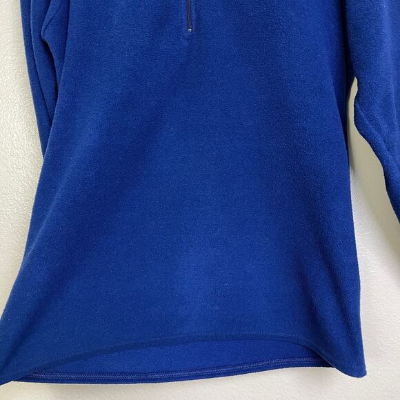 Vtg Patagonia Mens Capilene 1/4 Zip Long Sleeve Pullover M Blue Fleece Outdoors - Picture 4 of 9